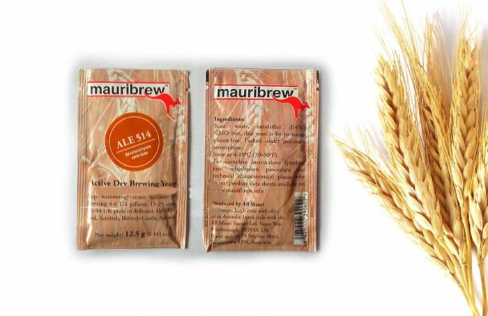 Купити Купити Пивные дрожжи Mauribrew 514 Ale 12 грамм Баумгартен в Україні в Україні