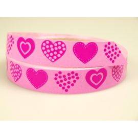 Лента President 2 см серия «Сердечки в крапинку»