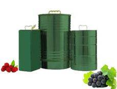 Классическая цилиндрическая емкость для масла с крышкой и рукояткой из пластика. Объем 10 литров.