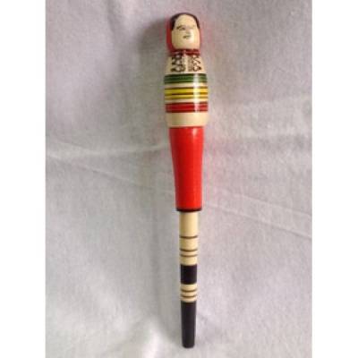 Деревянная шариковая ручка гуцулка с интимом Бродинский