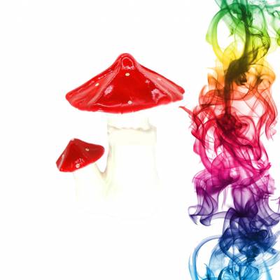 Садовая фигура купить Гриб зонтик высота 20 см туя