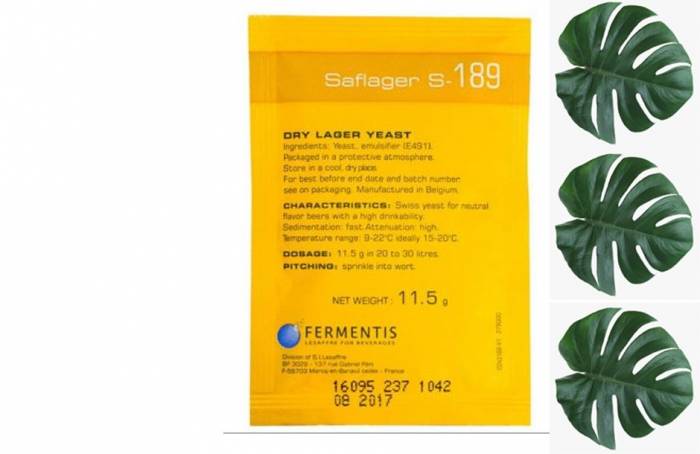 Продажа Дрожжи пивные сухие SAFLAGER S189 низового брожения 11,5г Аффенпинчер