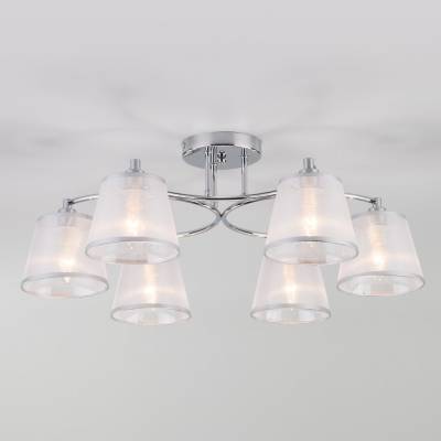 Купить Потолочная люстра Eurosvet Cornetto 60094/6 хром Илит