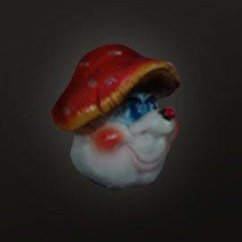 Статуэтка Мухомор с букашкой на носу