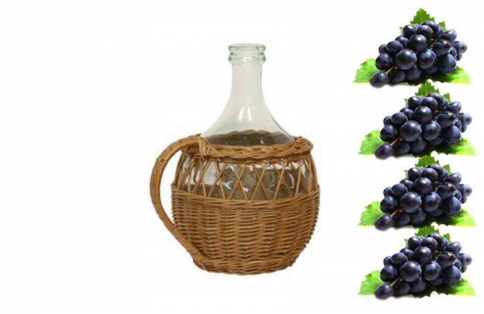 Купити Купити Баллон 5л в плетёной корзинке с ручкой Дансинг в Україні в Україні