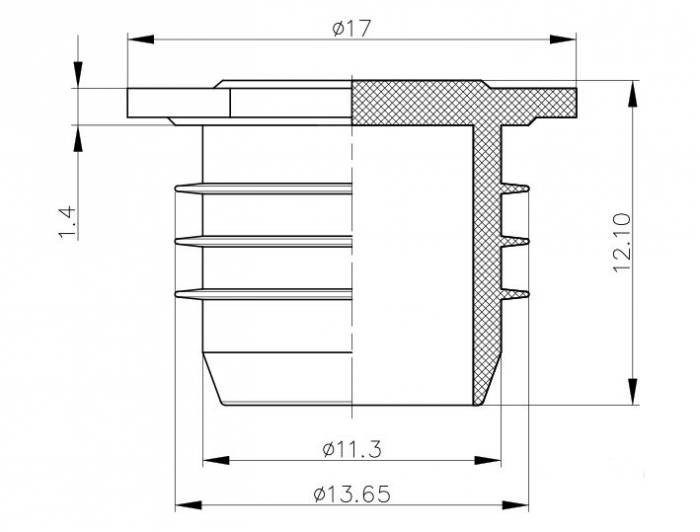 Пробка "Фарма №1" для герметического закрывания флакона с горловиной диаметром 20 мм