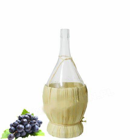 Купити Купити Бутылка Fiasco 1000 оплетенная для вина 1 литр Клодава в Україні в Україні