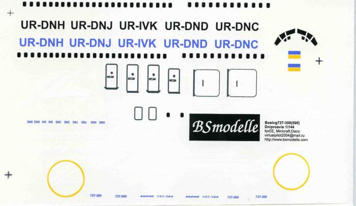 Купити Купити Боинг-737 Днипроавиа 1\144 в Україні в Україні