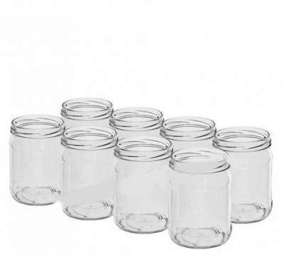 Банка 500 мл с крышкой 8 штук Влоцлавек