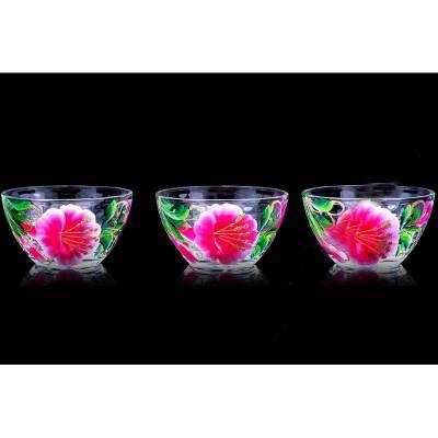 Художественная роспись на прозрачном стекле Агрия-Грамвуса