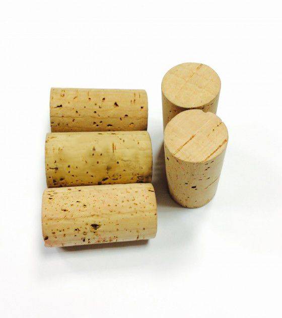 Цилиндрические корковые пробки 24х45 
