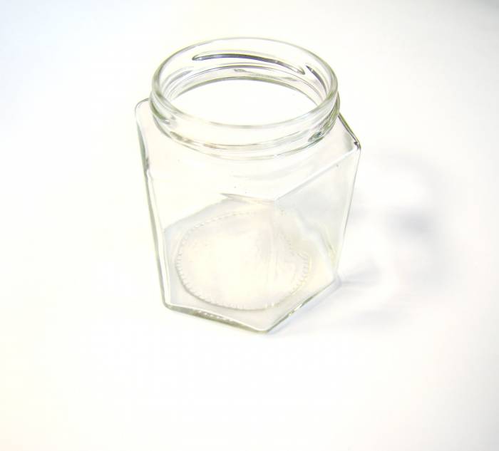 Эксклюзивная баночка Авокадо в форме шестигранника объёмом 0.196 л 1