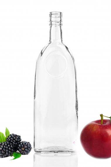 Купити Купити Бутылочка из стекла "Часовня" 1 л от производителя в Україні в Україні