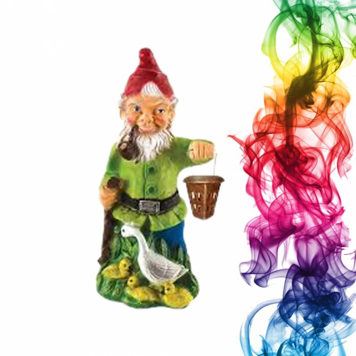 Купити Купити Садовая фигура купить Гном с уткой высота 80 см ежевика в Україні в Україні