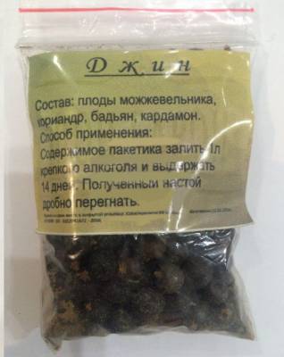 Купить набор для настойки ДЖИН Волуяк