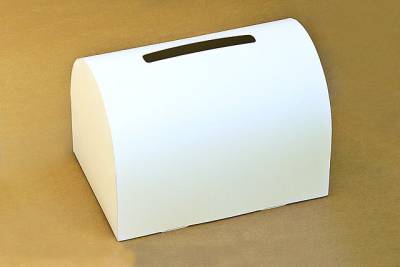 Картонная коробка Копилка белая