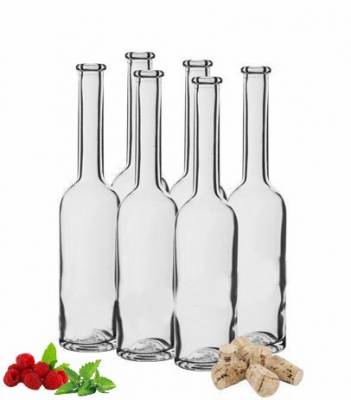 Бутылка для настойки с пробкой 100 мл 6 штук Кобержице 