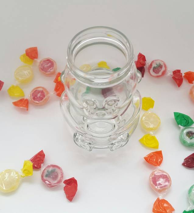 Стеклобанка под мед и дражже Тедди 0,3 л под твист 1