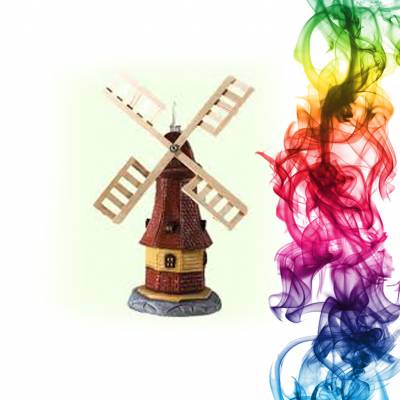 Садовая фигура купить мельница высота 90 см мандарин