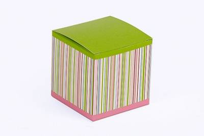 Купить Коробочка для подарка Бриджит в яркую полоску