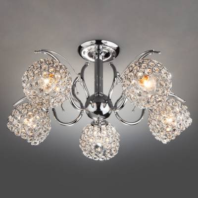 Купить Потолочная люстра Eurosvet Mirage 7777/5 хром Реховот