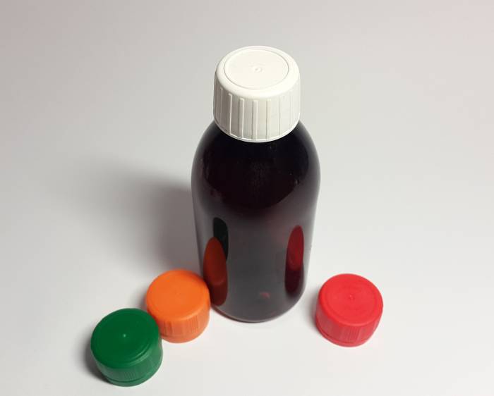 Пластиковая темная бутылочка под холодный кофе Лед 200 мл