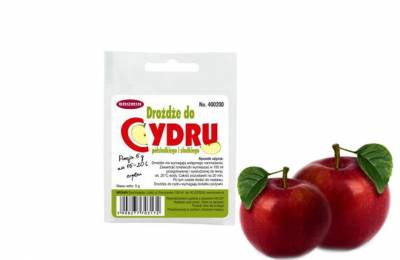 Дрожжи для полусладкого и сладкого сидра 5г Диорама