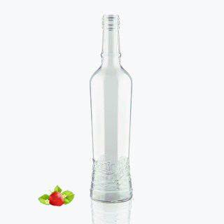 Купить Стеклянная бутылка 500 мл Лугань с рисунком