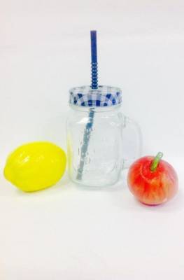 Купить Банка стеклянная с ручкой купить в Киеве нестандартная Айс 400 мл