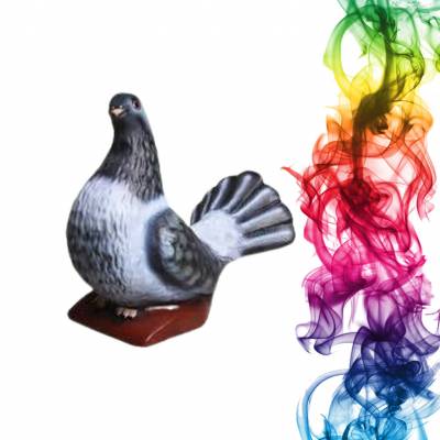 Садовая фигура купить Голубка высота 19 см алыча