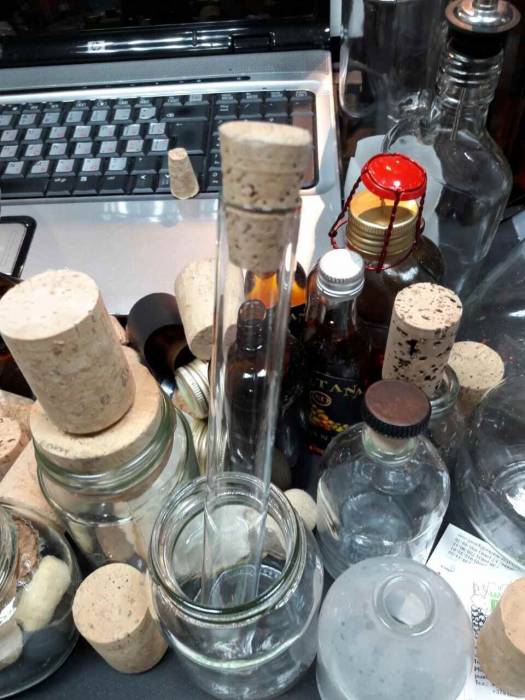 Агломерированная пробка Фина с пластиковой крышкой 19,5х31мм