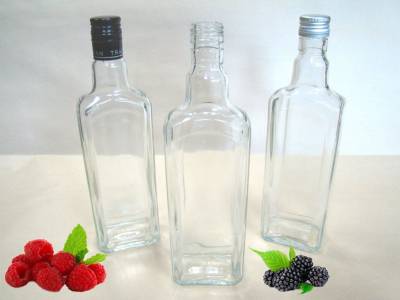 Стеклянная бутылка Херсон под винтовую резьбу для крепких напитков 0.5 л