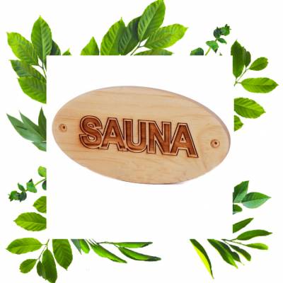 Табличка Баня лебеда