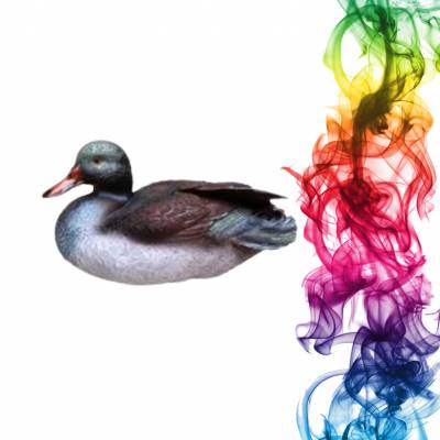 Садовая фигура купить Утка высота 48 см инжир