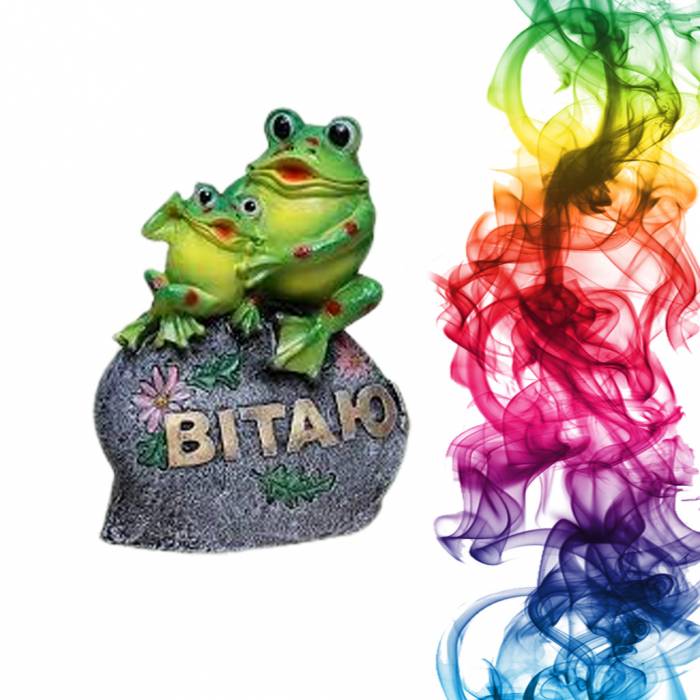 Садовая фигура купить Жаба на пригорке Высота 25 см груша