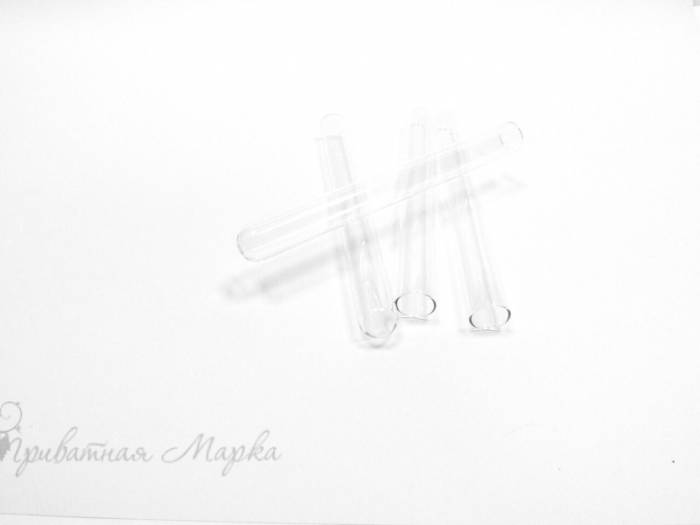 Стеклянные пробирки для использования в быту 