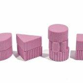 Купити Купити OASIS RAINBOW MIGNARDISES Микс разных форм Флористические тарталетки и канапе из цветной пены в Україні в Україні