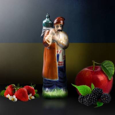 Керамическая бутылка &quot;Запорожец за Дунаем&quot; 1 л