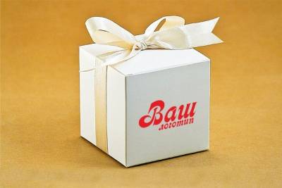 Коробочка Бомонд с логотипом