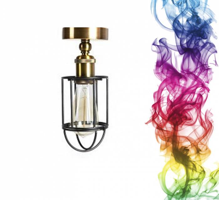 Купити Купити Купить Потолочный светильник Edison Cage Заварсиния в Україні в Україні