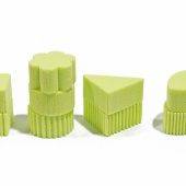 Купити Купити OASIS RAINBOW MIGNARDISES Микс разных форм Флористические тарталетки и канапе из цветной пены в Україні в Україні