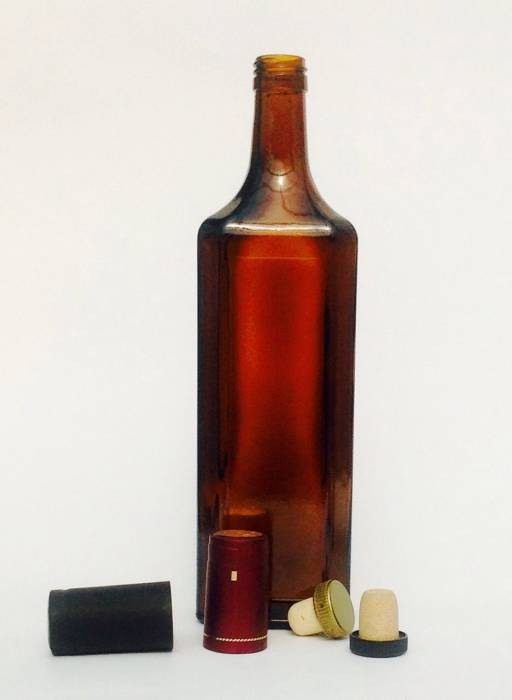 Купити Купити Стеклянная бутылка Шинкарь коричневая 0,75 литра под винт в Україні в Україні