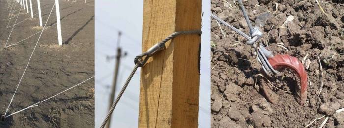 Однопетлевой строп садовый, трос 5.8 мм, для оттягивания краевого столба купить в минске