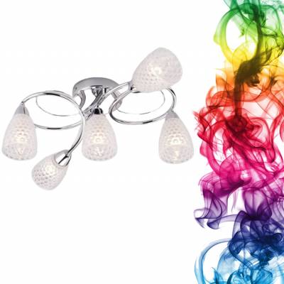 Купить Потолочный светильник Eurosvet Potpourri 30153/5 хром Гуирим