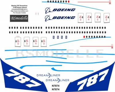 Б-787 Дрим лайнер 1\144