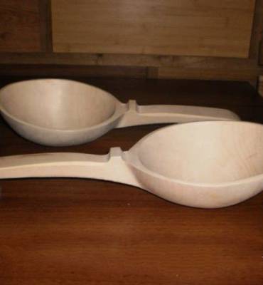 Черпак резной большой липа Осина