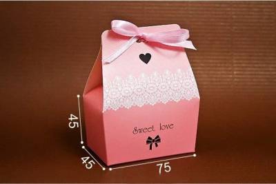 Коробка бонбоньерка - принцесса розовая Айсвердер