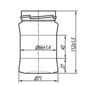 Купити Купити Банка стеклянная 280 мл купить оптом Артемон в Україні в Україні