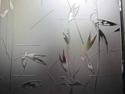 Купить стекло узорчатое шип бронзовое травленое Бельдюга