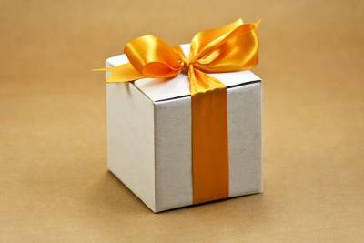 Упаковочная коробочка Бомонд бежевая